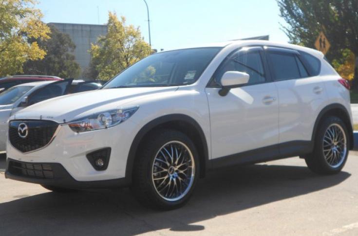 MAZDA CX5 MALICE BLACK MACHINED FACE